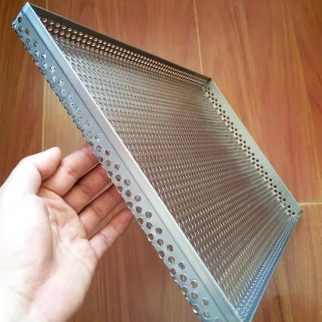 Perforated Baking Tray Baking Sheet Pan Baking Dishes & Pans Pizza Pans for Food Grade Stainless Steel Perforated Metal 0.5-2mm