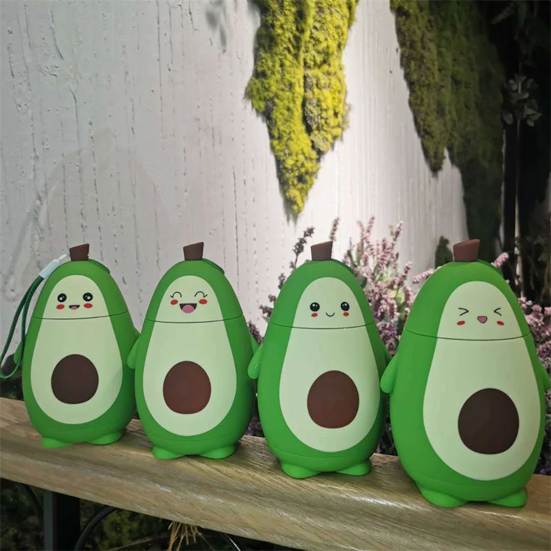 Factory BPA Free Plastic Water Bottle Portable LeakProof Avocado Shape Cute  Lovely Drinking Cup Kids Water Bottle