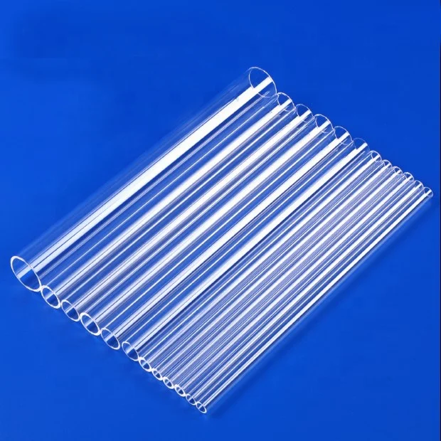 100mm diameter quartz glass tube high temperature quartz tube capillary fused quartz tube
