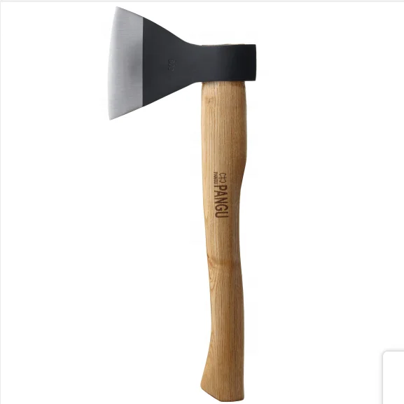 WOODEN    VIKING AXE  Broad hatchet  FELLING  AXE