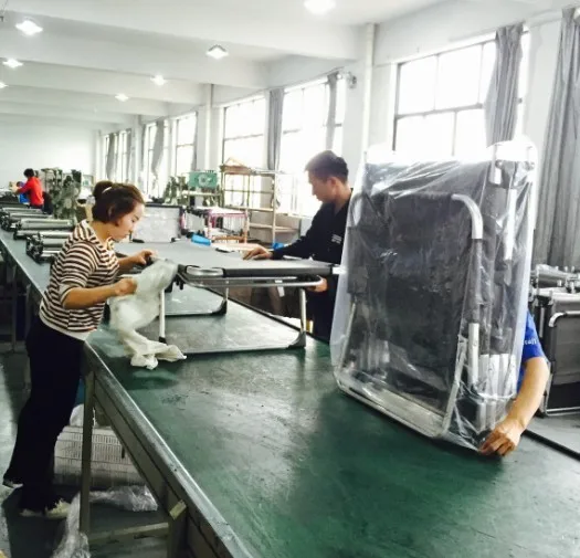 
lightweight folding aluminum beach lounge beach bed with canopy 