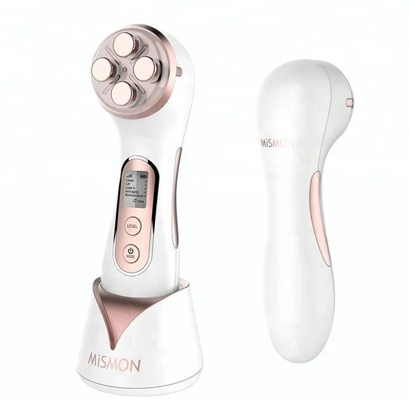Logo Printing Led Light Therapy RF EMS Skin Care Face Light Therapy Anti Aging Face Lifting Machine