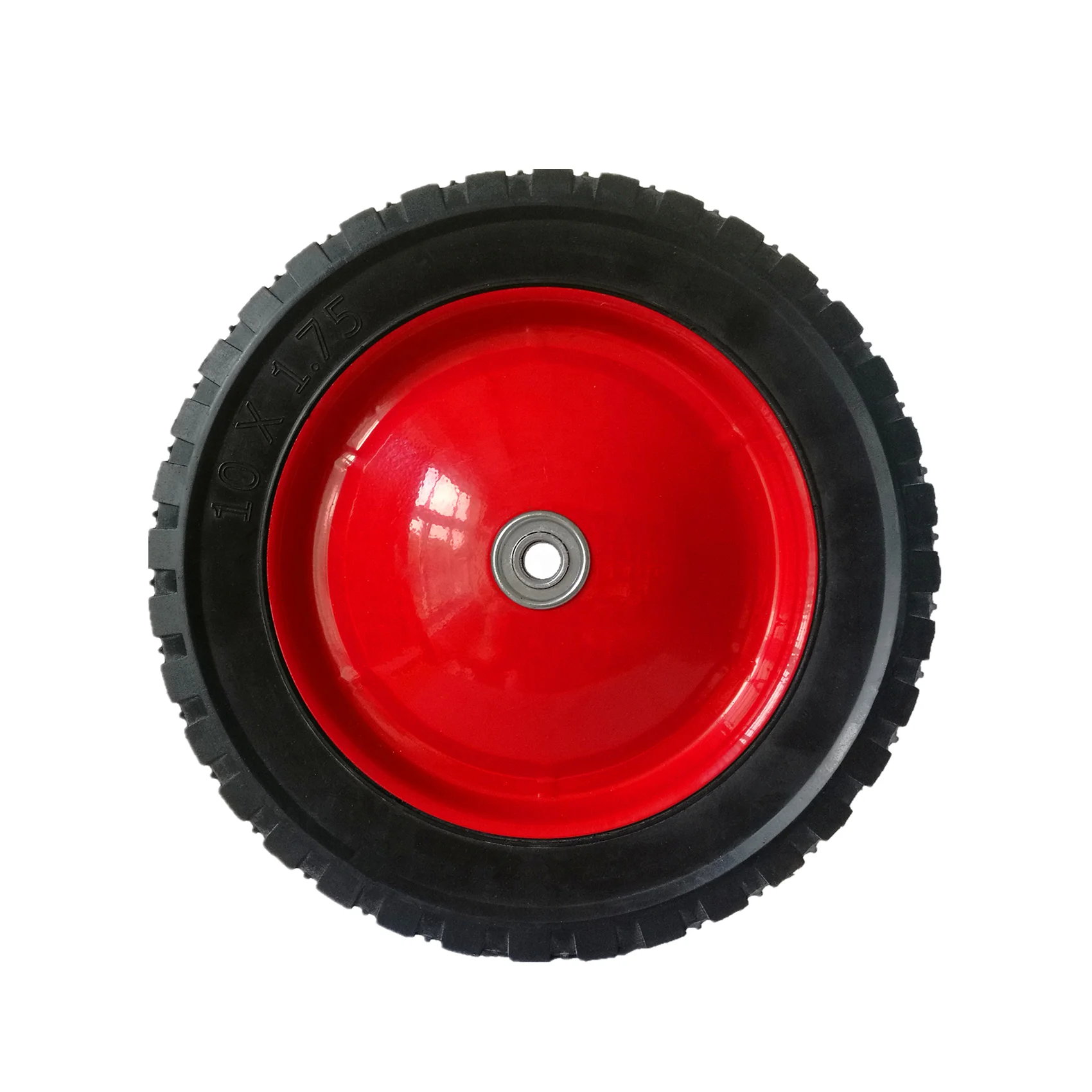 solid rubber wheels 10x1.75 for baby walker,grocery cart wheel