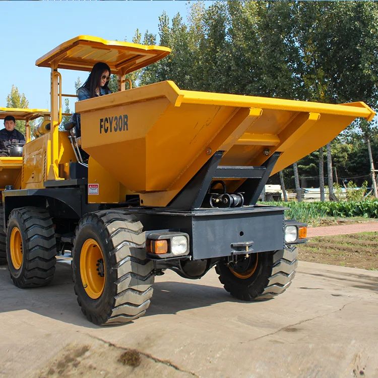 FCY30R 3ton 180 degree rotary site dumper truck for sale