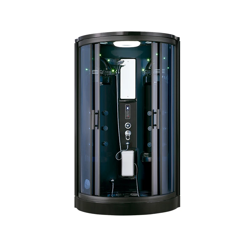 Factory supply Low price column cylinder shaped bathroom bath white color massage shower steam room