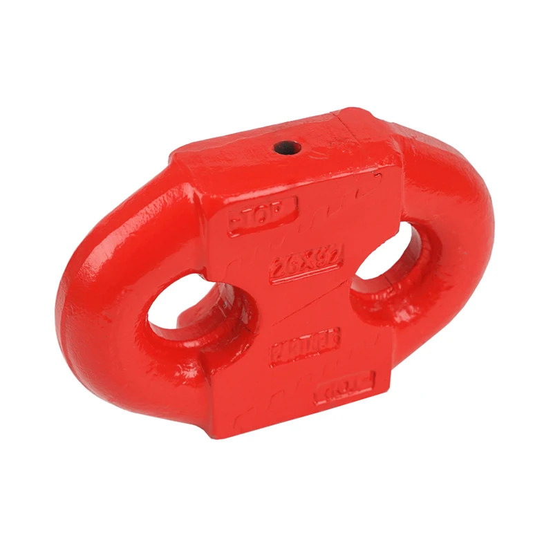 BOHU Mining Machine Parts Arc Gear Ring Custom Forging Machining Steel Metal Chain Connecting Ring