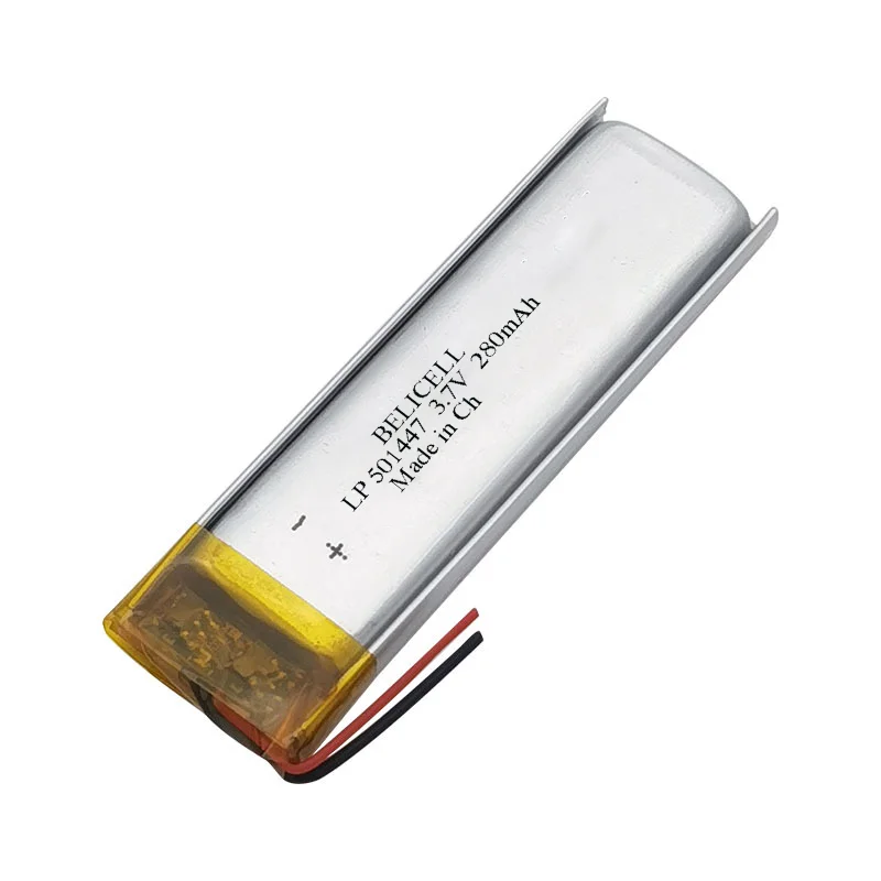 Оптовая продажа 501447 280 мАч 10C 20C lipo батареи 3 7 В малогабаритная литиевая полимерная батарея
