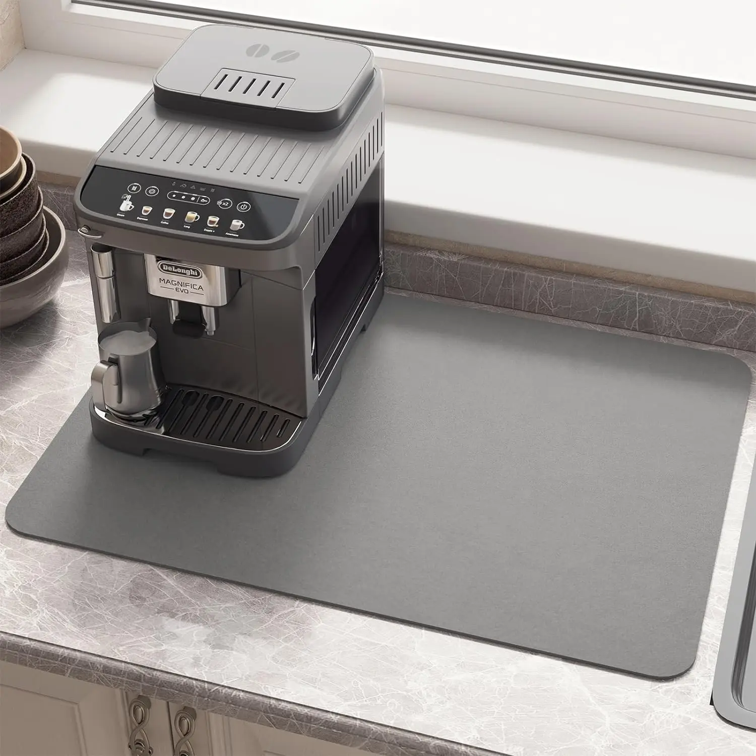 Factory Large Kitchen Absorbent Mat Coffee Dish Draining Mat Drying Mat Quick Dry Bathroom Drain Pad Kitchen Faucet Placemat