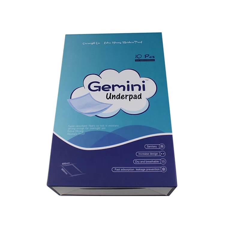 Oem Brand Incontinence Procare Thick Absorbent Disposable Under Bed Adult Underpad Incontin Pad For Adults
