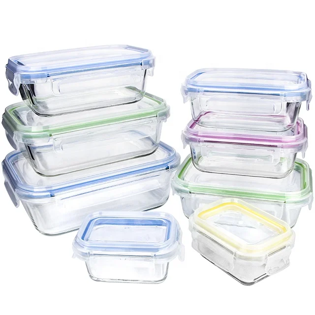 Wholesale popular stocked microwave heating candy container bento box round airtight