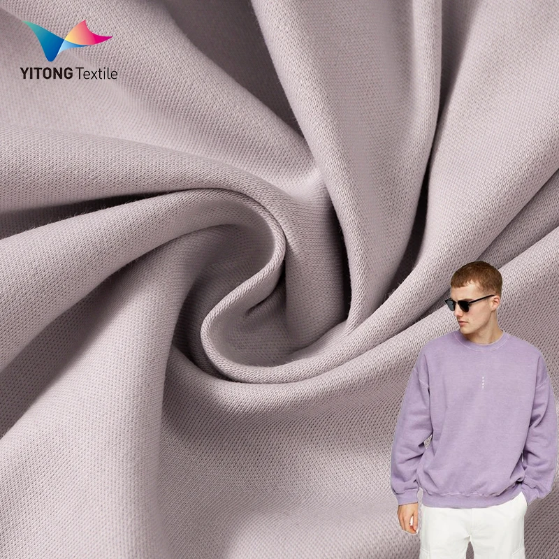 Wholesale 220gsm Mercerised Cotton 100 Cotton Fabric Cotton Single Jersey Fabrics for Hoodie Sweater