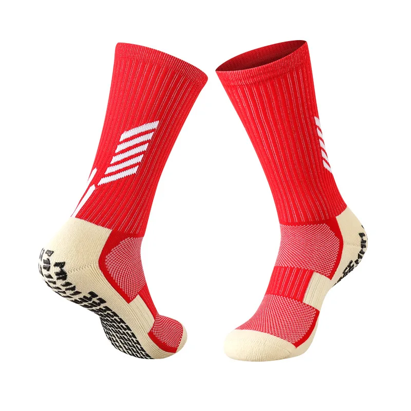YL wholesale comfortable compression sport football socks non slip soccer grip socks men
