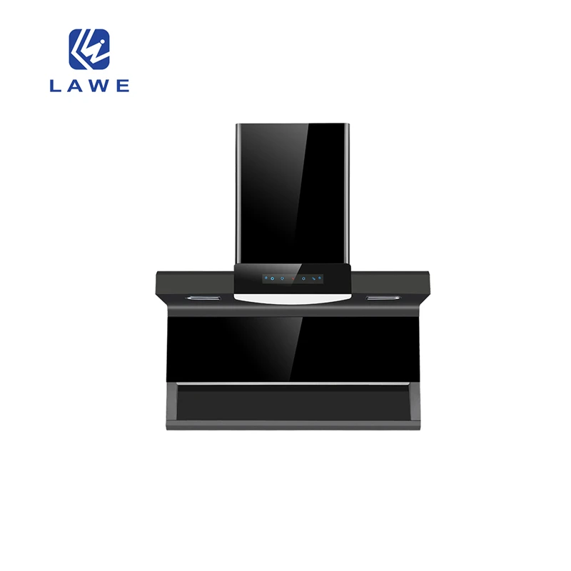 Wholesale Competitive price side  range hood kitchen 7 shaped range hood automatic cleaning range hood