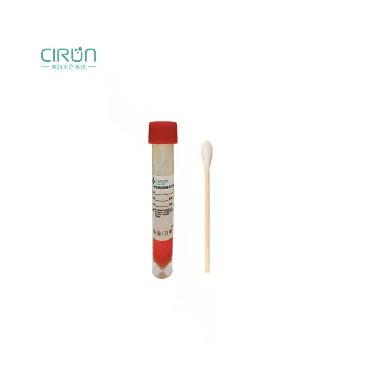 Manufacturer Hot Sale Virus Sample Collection Kit VTM Sterile Individual Packing Swab With CE and ISO13485