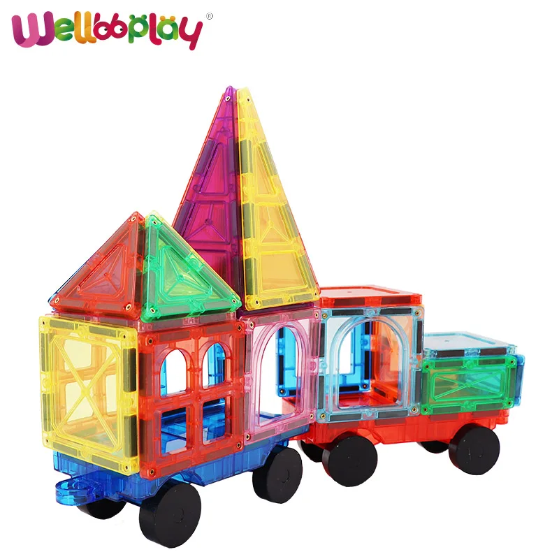 Набор Магнитных строительных блоков 180, магнитные игрушки, самые мощные магниты, магнитные плитки