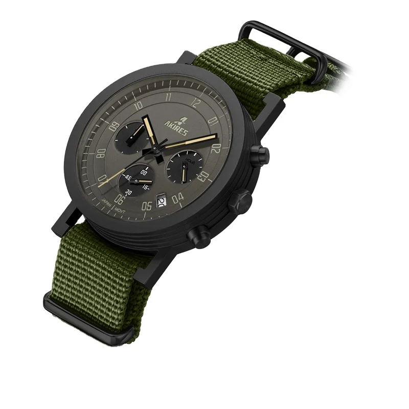 Luxury Fashion Waterproof 10BAR Quartz Water Resistant Chronograph Luminous Quartz Wristwatches