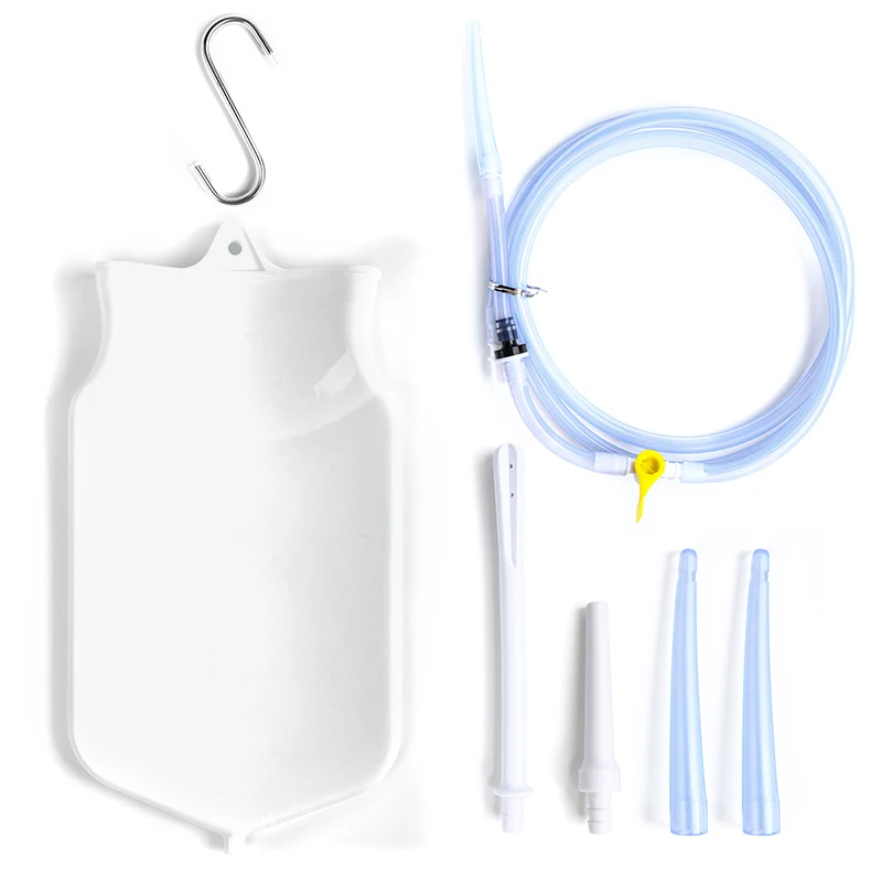 High Quality Reusable Silicone Enema douche bag for Enema Kit