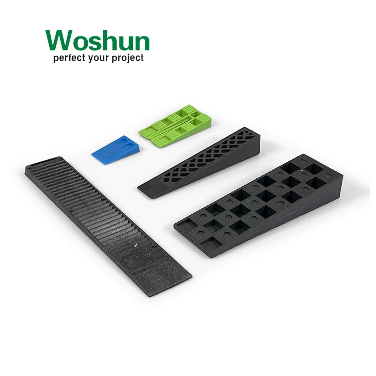 Plastic Wedge Shims Door & Window Frame  Accessories Plastic Packers Door Stopper Floor leveler Shim Tile Leveling Wedge Spacers