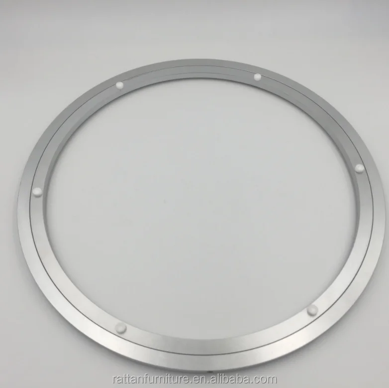 
18' aluminum lazy susan turntable for table 