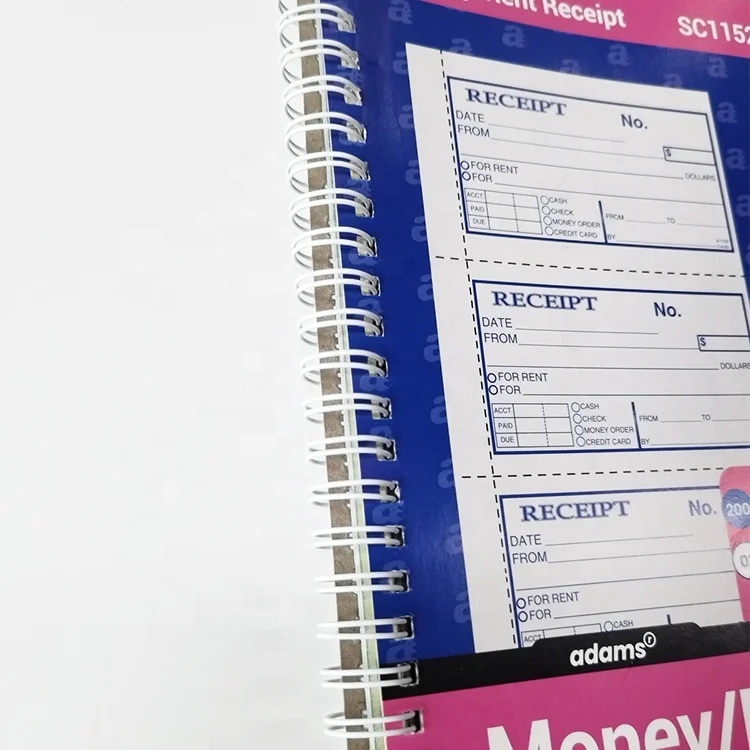 Custom bring a date coded note order menu wine list accounting supplies punch carbon-free paper copy