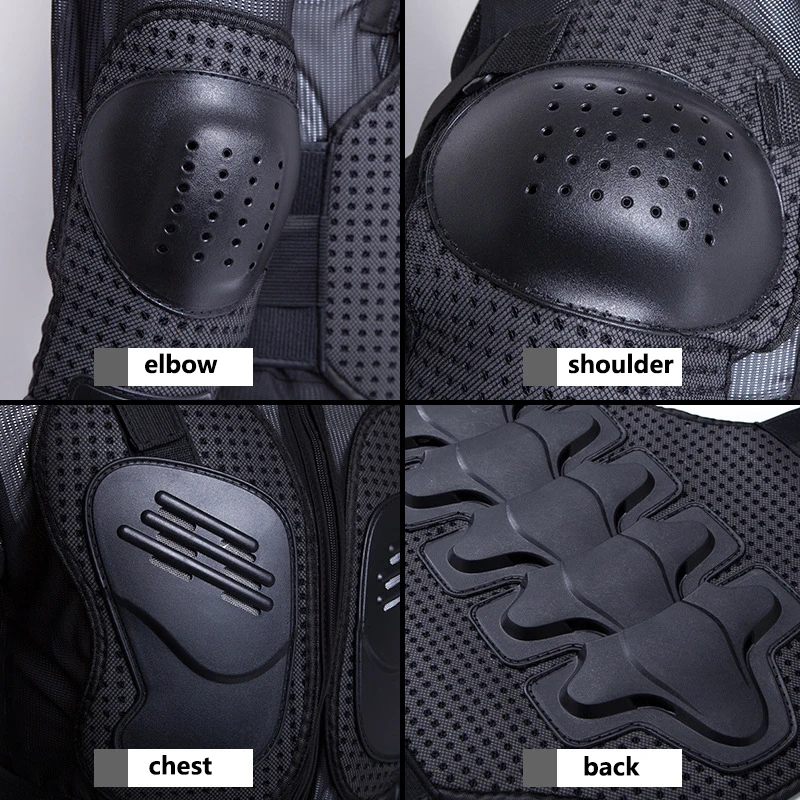 Motorcycle Body Armor Jacket Motocross Racing Dirtbike Armor Protector Both For Kids Adults