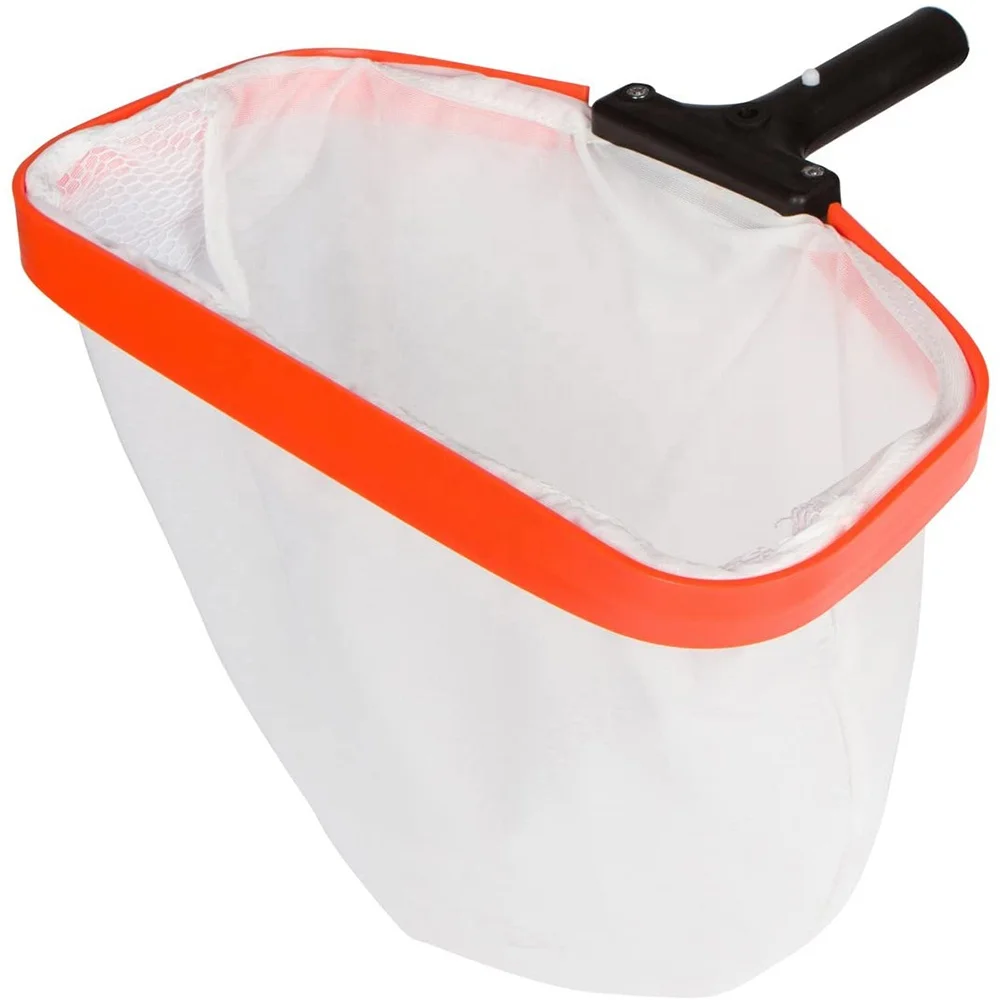 Swimming Pool Cleaning Accessories 18 Inch Heavy Duty Spa Swimming Pool Leaf Rake Skimmer Double Net