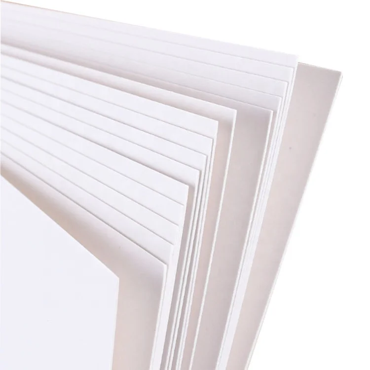 High Quality Duplex Board Paper Grey Back 2mm Double Grey Carton 70*100cm White Coated Duplex Paper
