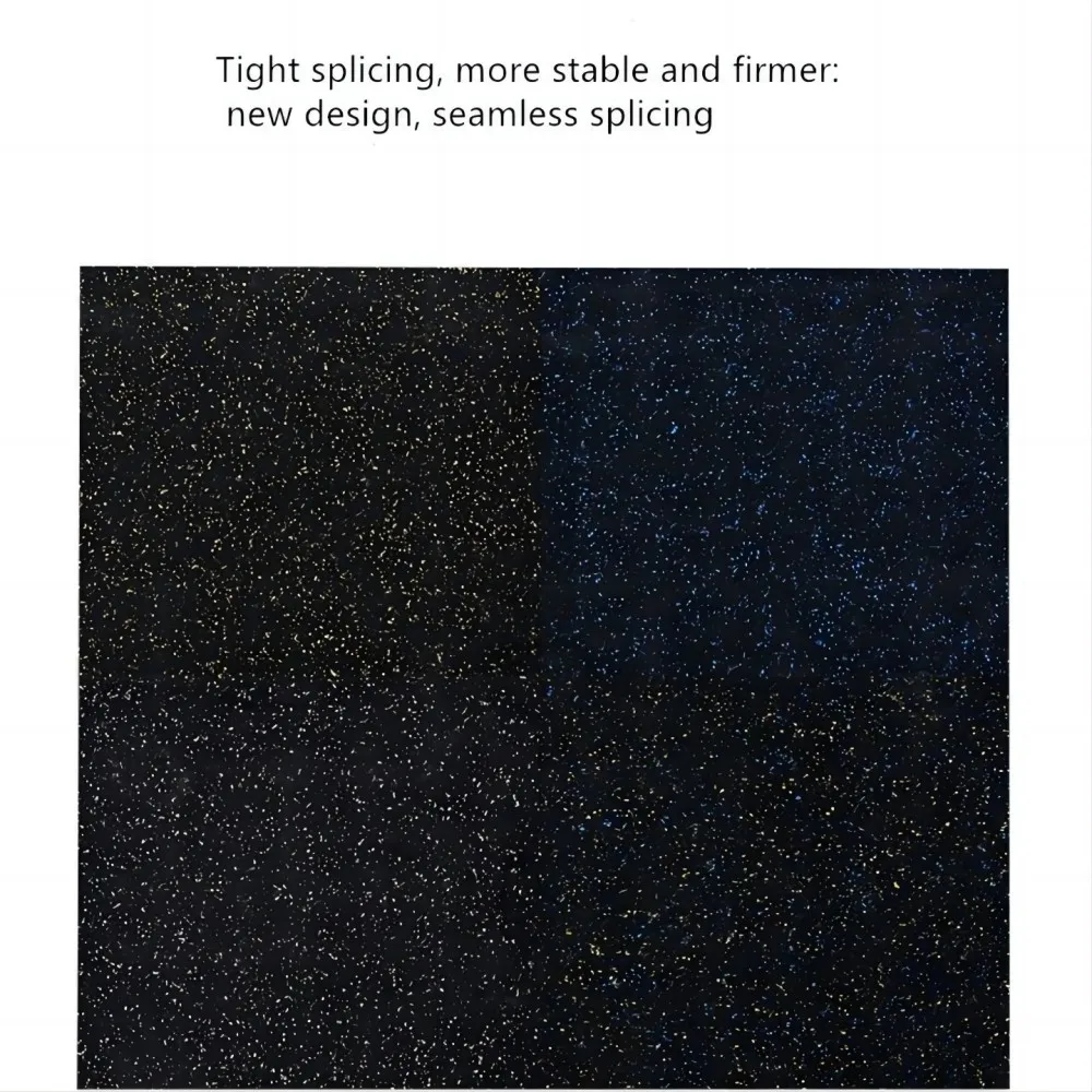 Elastic Weight Lifting Gym Rubber Flooring Tiles Gym Rubber Floor Mat With EPDM Granules