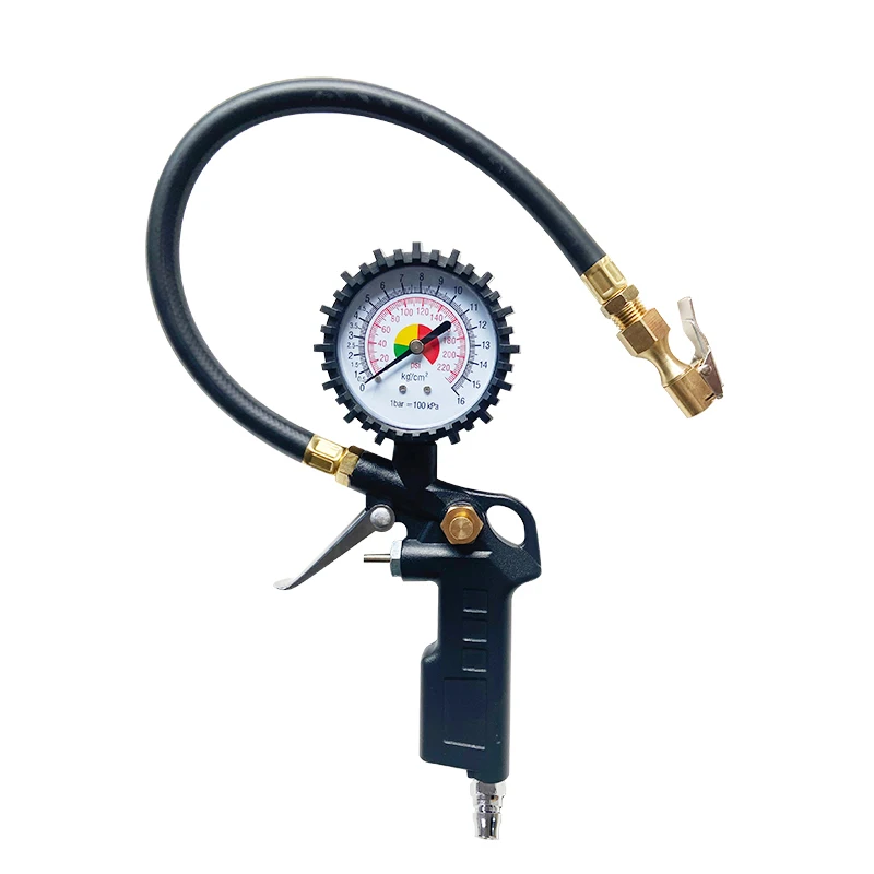 Professional Car Tire Inflator Pressure gas Gauge Set Auto repair Tools Tire Gauges