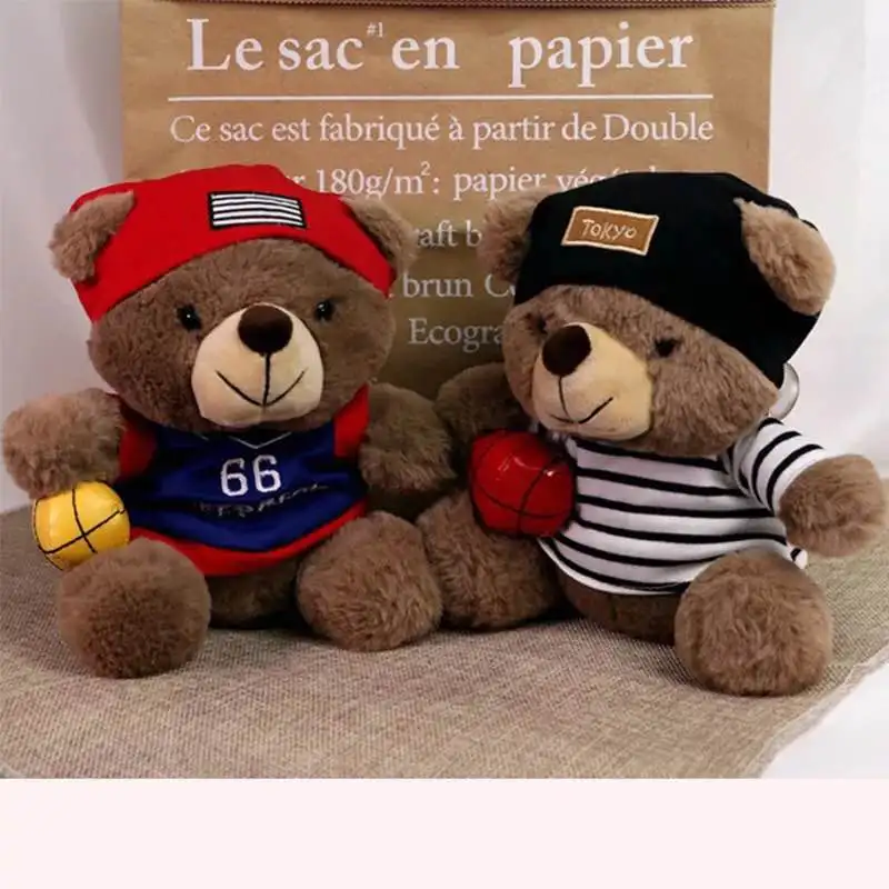 Куклы Плюшевый мишка с Баскетбольным мячом мягкие куклы