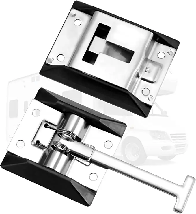 Heavy-Duty T Style hold back hook truck trailer body door retainer Truck Door Holder