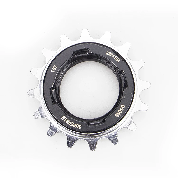 ZUKKA Single Speed Steel Bicycle Freewheel 16T/18T Bike Freewheel Compatible With 1/2'x1/8' Chains