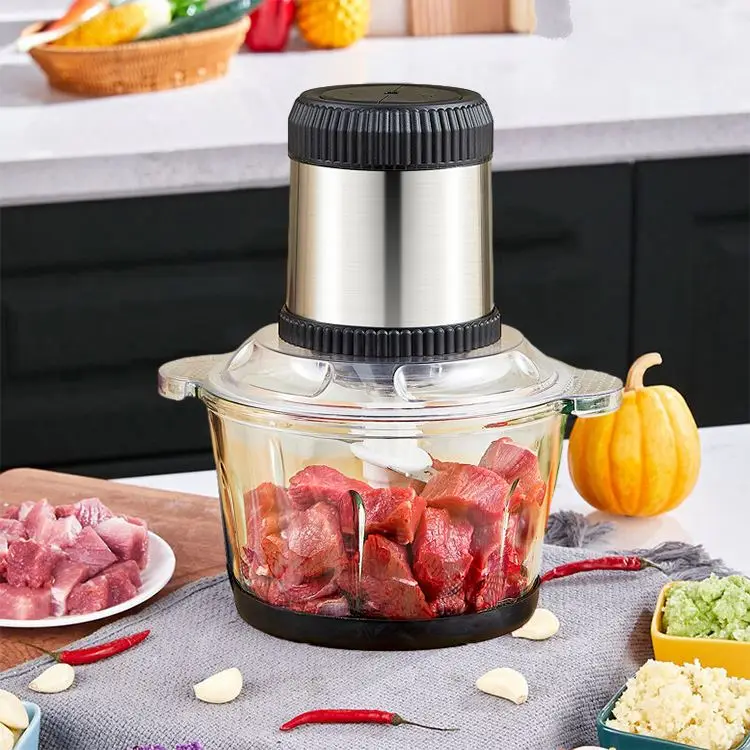 Food Processors The Box Electric Small Restaurants 220w Sauce High Cooking Held Steel with Blades Food Processors