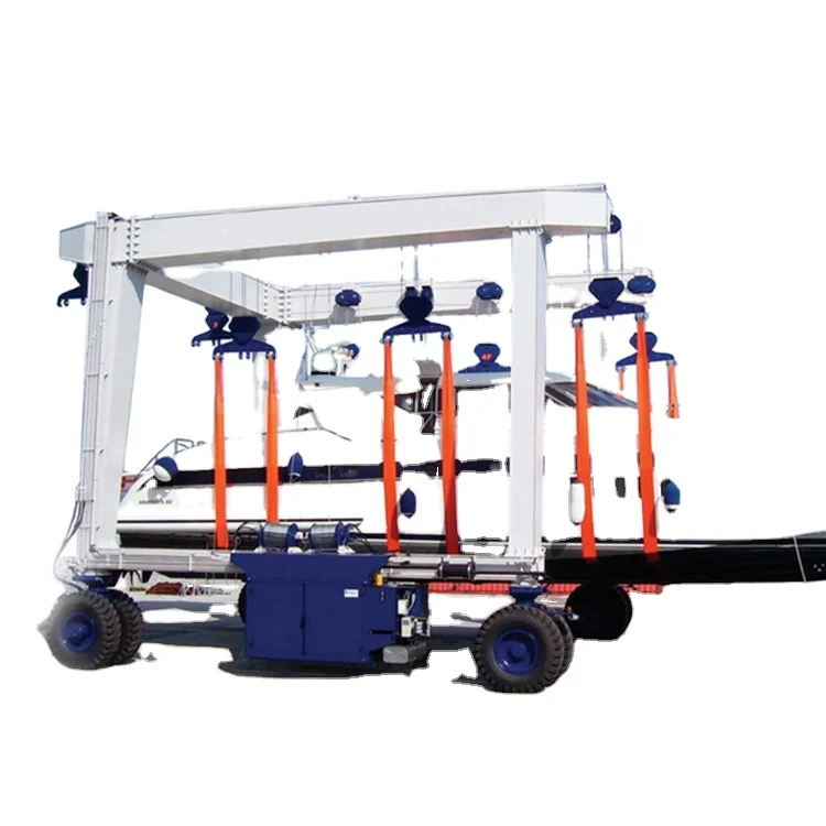 20 ton to 1000 ton Electric  Hydraulic Mobile Boat Hoist Marine travel lift for sale