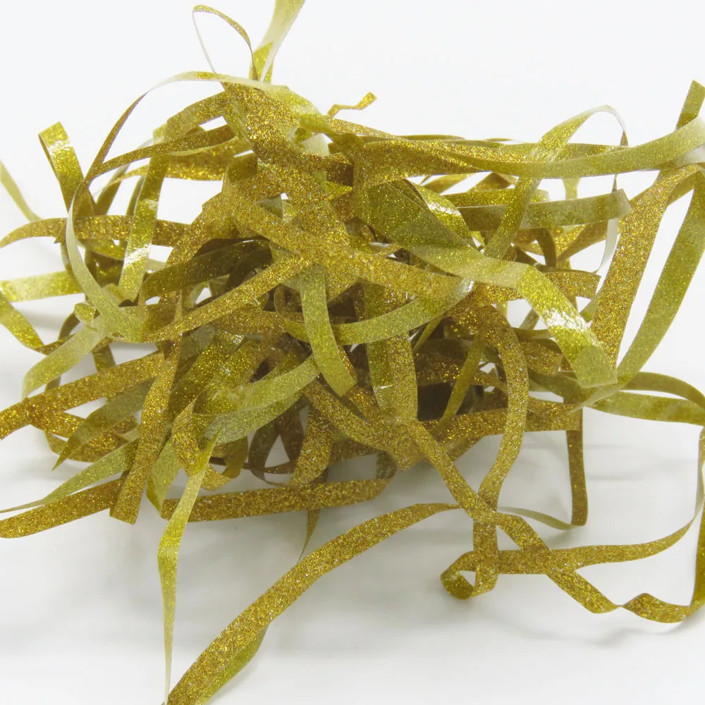 
gift baskets stuffing filler shinny glitter various colors iridescent shredded paper for gift box 