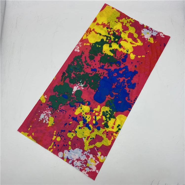 
New arrival muti-functional bandanna seamless neck scarf tube head-wear magic bandanna tie-dyed 