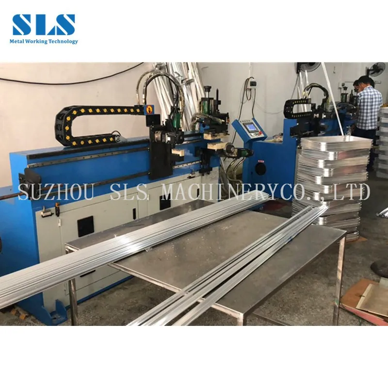
LB-50CNC Type Box Section Bag Suitcase Luggage Frame Multipurpose Automatic Pipe Aluminum Profile Bending Machine 