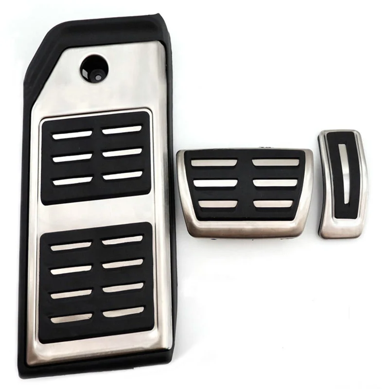 Non Silp Car Fuel Gas Brake Footrest Pedal Pad Accelerator For Audi Q7 2017-2019 Q8 2017+