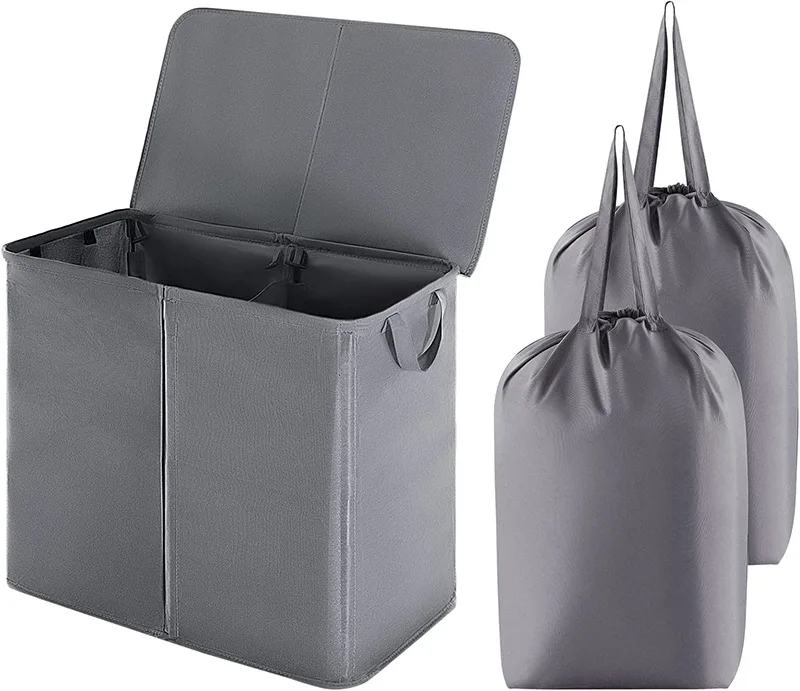 Trending New Arrival Laundry storage dust bag basket box canvas custom logo bag