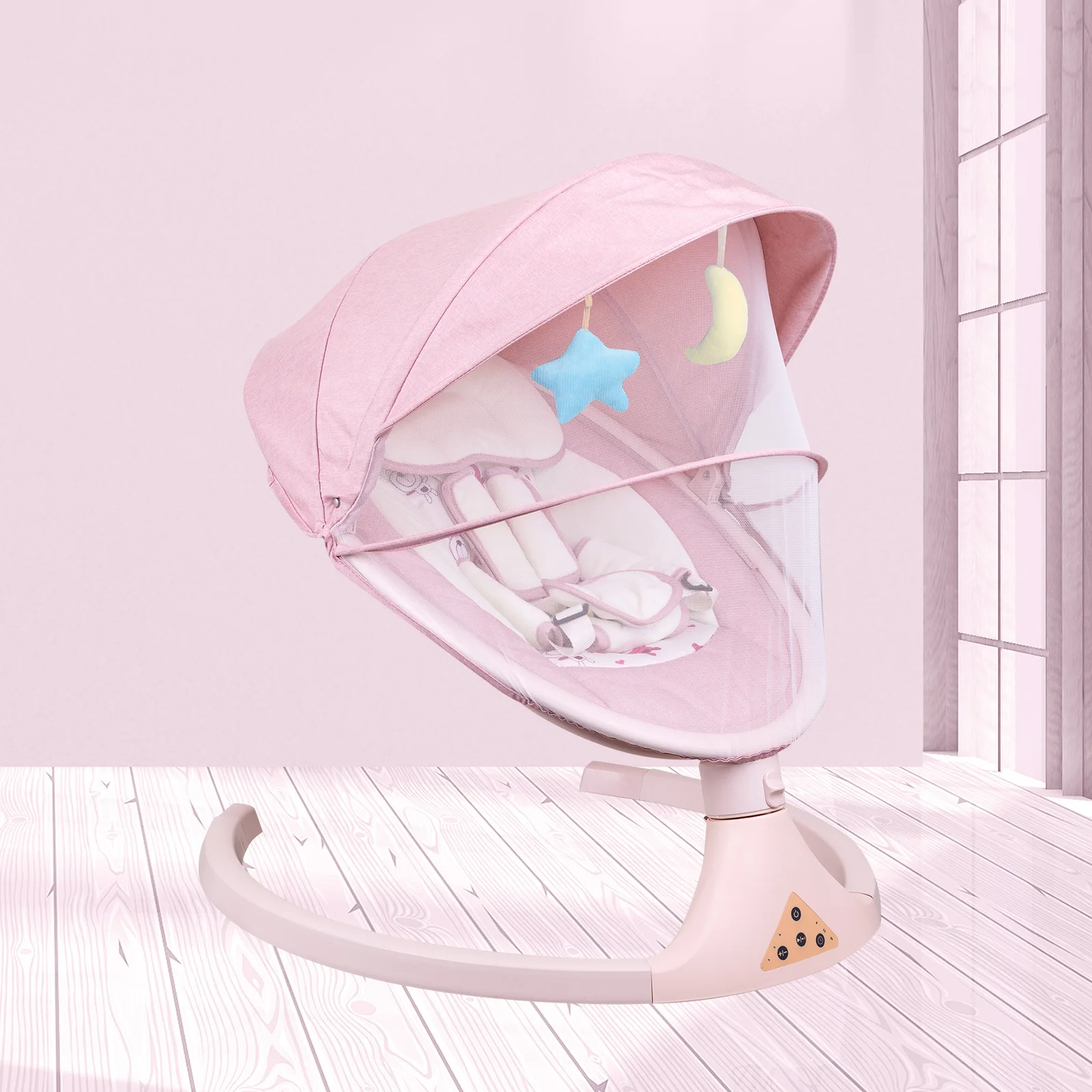 
Automatic Baby Swing Bed New baby swing bouncer fitted portable baby rocking crib chair With Music And Remote Control 