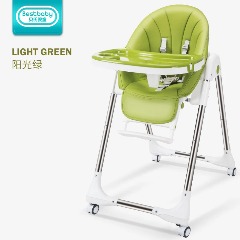
54*76*96cm Plastic High Safety Dining Chair 3 In 1 High Chair For Baby 