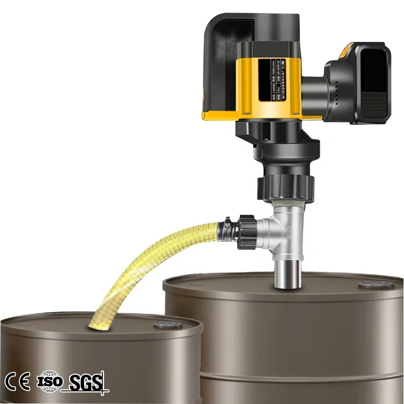 acid  double barrel desial oil pump electrical small for  chemical drum battery vacuum operated milking machine