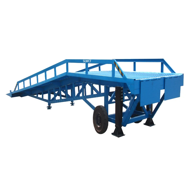 8tons Manual Portable Container Yard Loading Ramp Movable