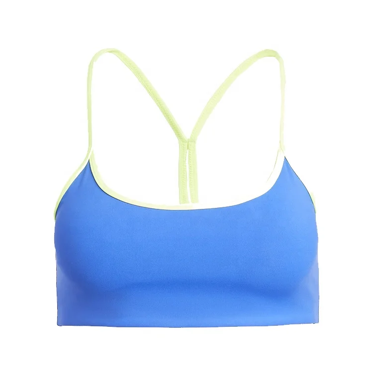 Сексуальный женский бюстгальтер для йоги синего цвета на заказ, бюстгальтер пуш-ап для фитнеса, тренировок, короткий топ, Лидер продаж, бюстгальтер с сублимационной печатью для девушек