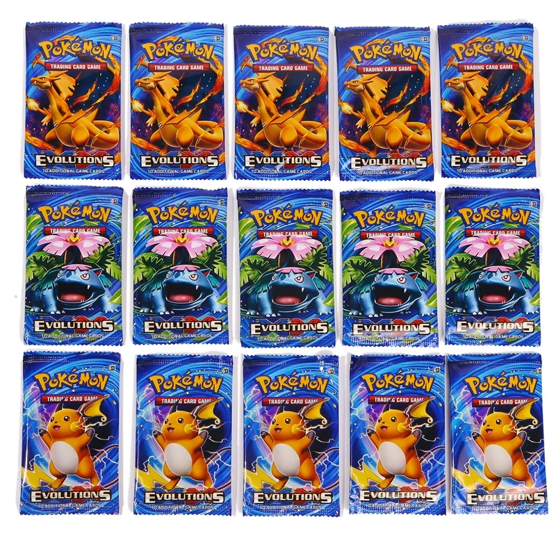 360 шт./коробка Английский Французский Испанский poke cards booster box pokemoned card игральные карты