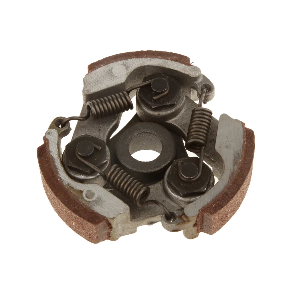 Engine Clutch Plate Pad 3 Shoes For 2 Stroke 49cc Pocket Bike ATV Quad