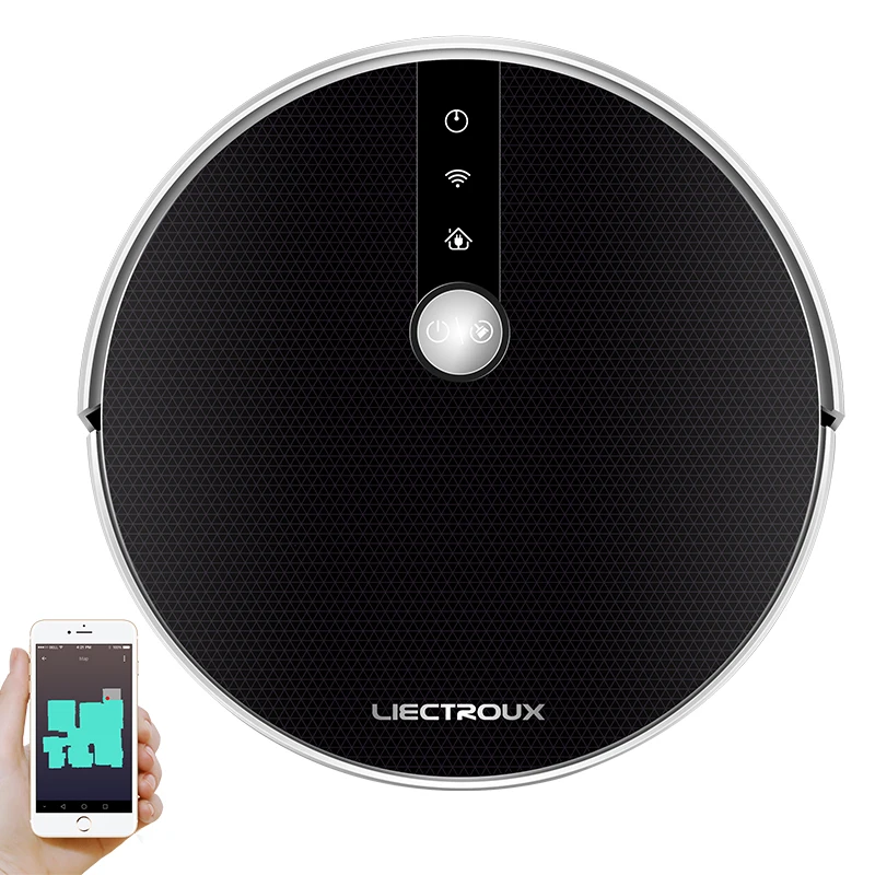 Best Selling Liectroux C30B  Map Navigation Sweeping and Mopping Wifi App Controlled Smart Vacuum Cleaner