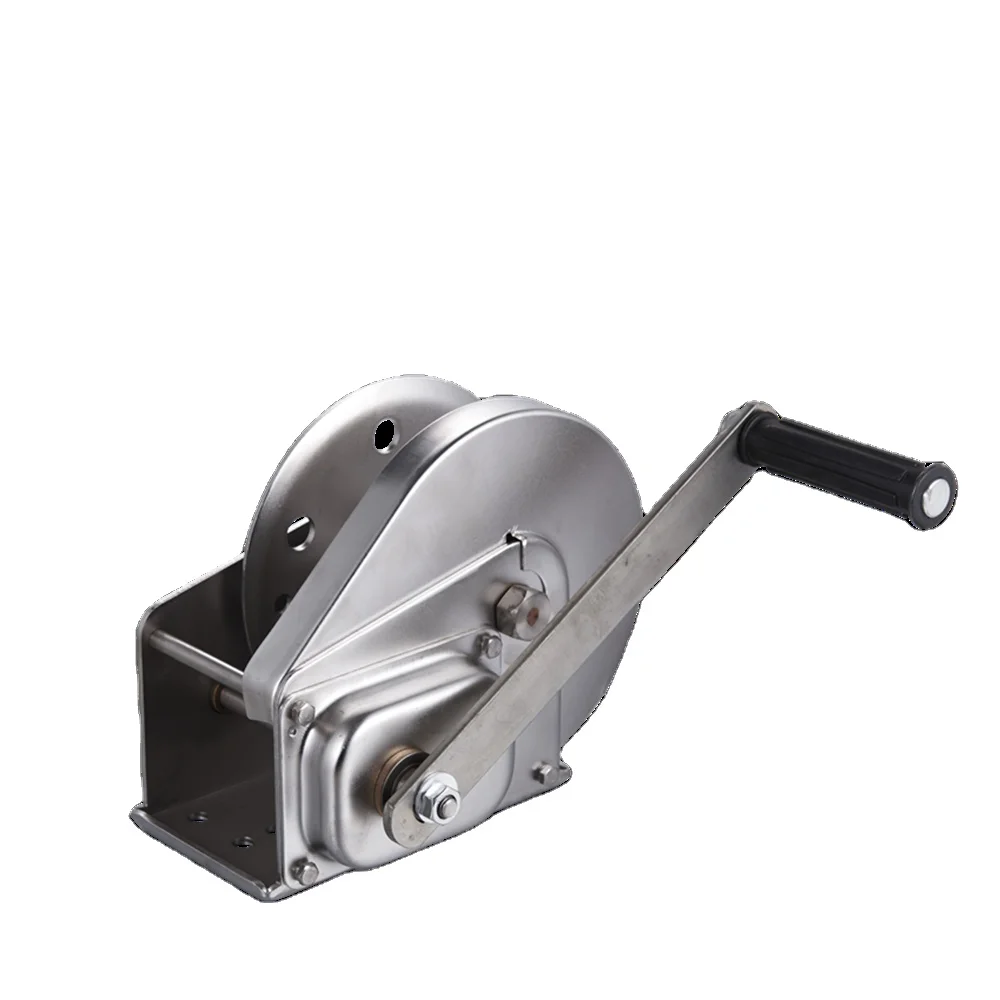 High Quality PAT SL 1800LBS Brake Hand Winch Stainless Steel 304 Self Locking Automatic for Boat Using