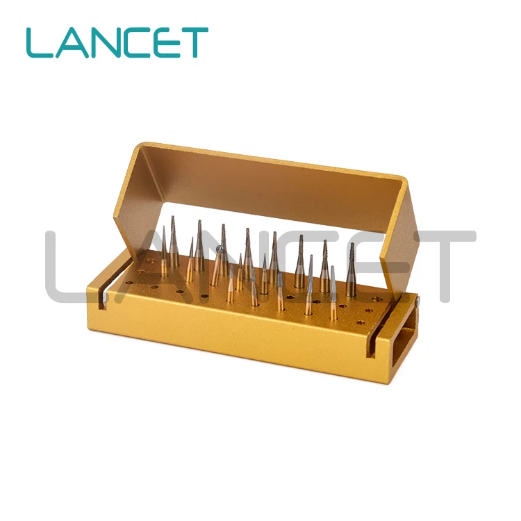 30 Holes Dental Burs Holder Block Dental dental bur Endo Box