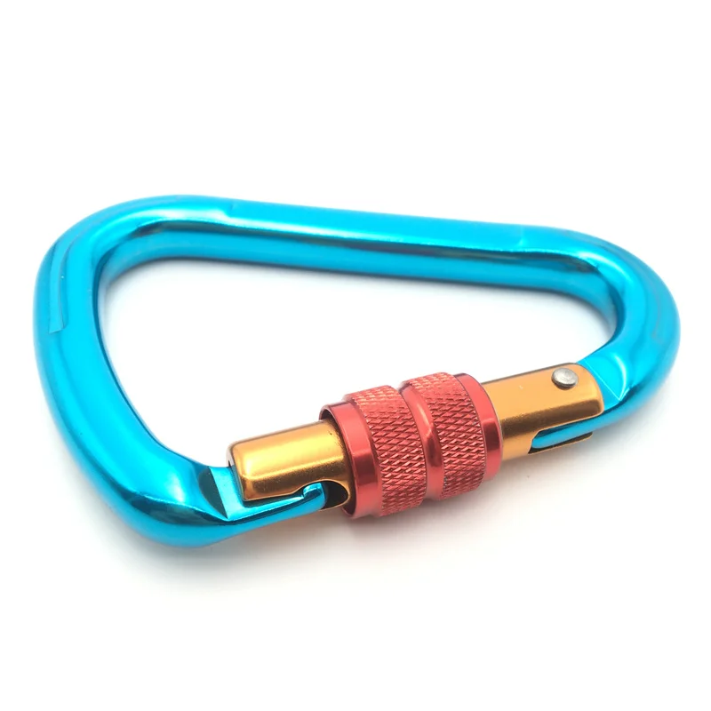 25kn aluminum mountaineering clip screw multitool rock climbing carabiner